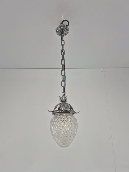Unsigned | Cut-glass Pineapple Lantern | England c.1900 - Image 2