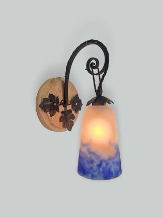 Grandes Verreries de Croismare | 3 Pate-de-verre Wall Lights | France c.1930