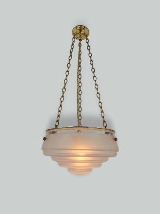 Style of Ernst-Marius Sabino | 2 Small Art Deco Plafonniers | France c.1930