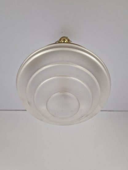 Style of Ernst-Marius Sabino | 2 Small Art Deco Plafonniers | France c.1930 - Image 7
